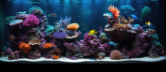 reef in aquarium
