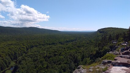 view from the top of mountain