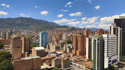 Colombian Buildings Medellin