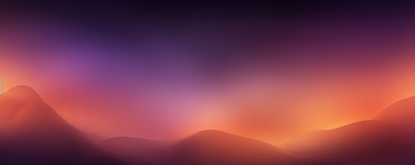 Rust orange violet glow blurred abstract gradient on dark grainy background