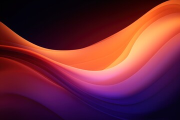 Salmon orange violet glow blurred abstract gradient on dark grainy background