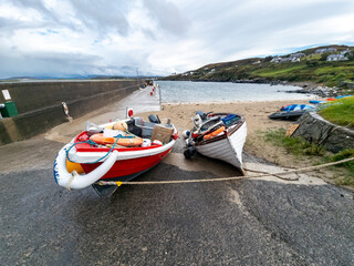 Vessels at Portnoo harbour - County Donegal, Ireland.