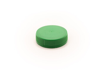 Tapón verde con fondo blanco