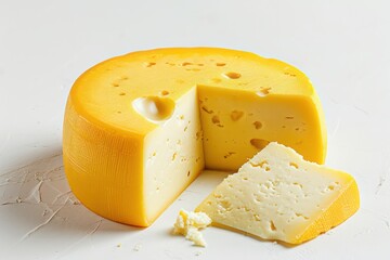 cheese isolated on white background