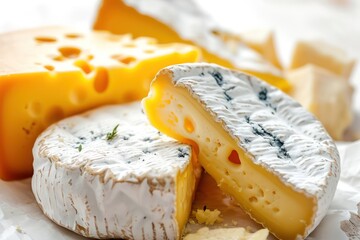 cheese isolated on white background