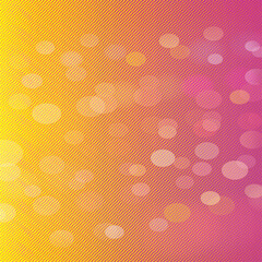 Fototapeta na wymiar Yellow and pink bokeh square background, Usable for social media, story, banner, poster, Advertisement, events, party, celebration, and various graphic design works