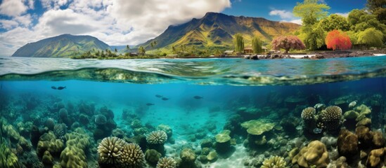 Hawaii's coral ecosystem - obrazy, fototapety, plakaty