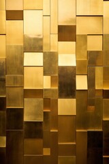 Shiny brass wall texture