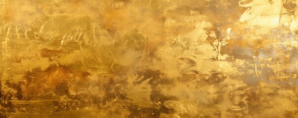 Shiny gold leaf wall texture