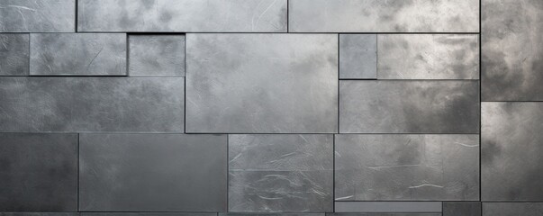 Shiny pewter wall texture