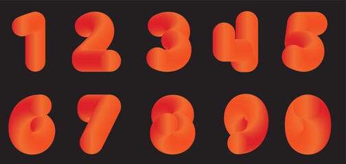 Fat numbers in illustrator 2