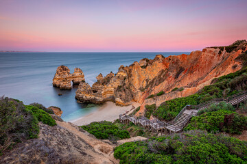 Stunning Coastline in Lagos, Algarve, Portugal 