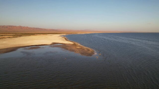 Drone Footage of the Salton Sea, California