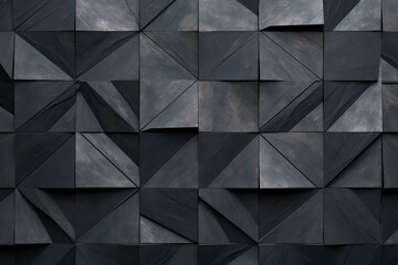 Slate repeated geometric pattern