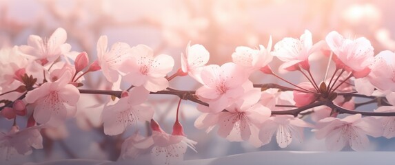 Fototapeta na wymiar a picture of pink flowers in bloom