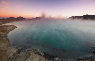 Hot springs in Chile
