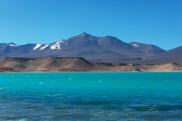 Naklejka premium Lake in Chile