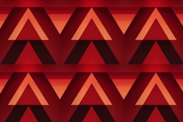 Symmetric crimson triangle background pattern