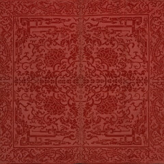Antique Red Velvet Texture Fabric