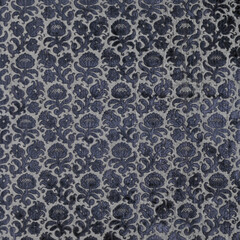 Antique Green Velvet Brocade Fabric Texture Pattern