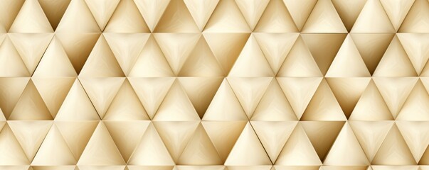 Symmetric ivory triangle background pattern