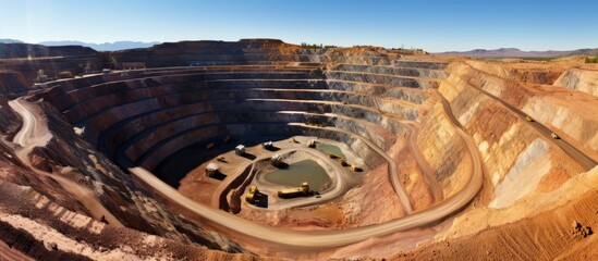 Super Pit mine with gold