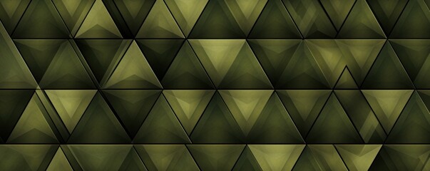 Symmetric olive triangle background pattern