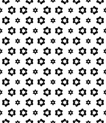 Black seamless abstract pattern. Overlay for background and backdrop. Ornamental design. PNG graphic illustration with transparent background.