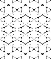 Black seamless abstract pattern. Overlay for background and backdrop. Ornamental design. PNG graphic illustration with transparent background.