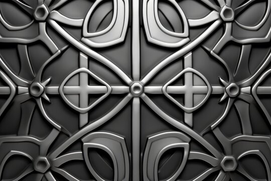 Symmetric pewter triangle background pattern