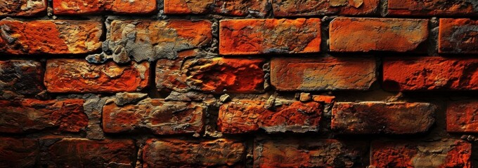 a red brick wall background