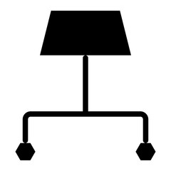 desk lamp glyph 