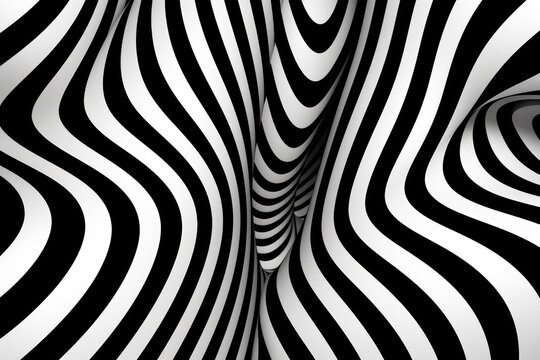 symmetric white and black line background pattern
