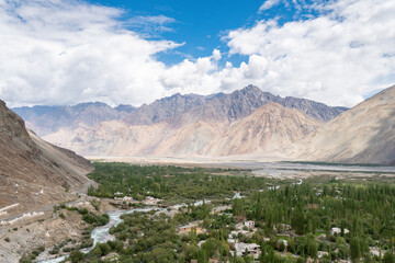 Fototapeta premium Beautiful view of the Himalayas, Nubra Valley, Ladakh, Northern India
