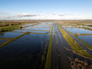 Flooding on the Somerset Levels