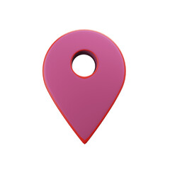 Vivid icon of geolocation, featuring a pinpoint symbol on a map backdrop