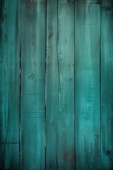 Teal wooden boards with texture as background