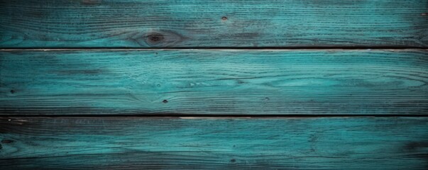 Teal wooden boards with texture as background 