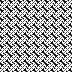 Monochrome pattern, Abstract texture for fabric print, card, table cloth, furniture, banner, cover, invitation, decoration, wrapping.seamless repeating pattern.Black color.