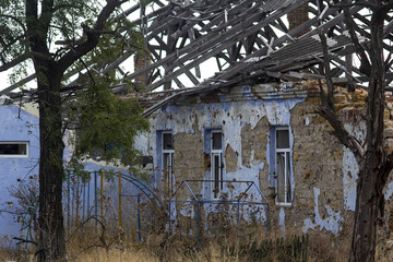 On 24 February 2022, Russia began a military invasion of Ukraine.  Destroyed village