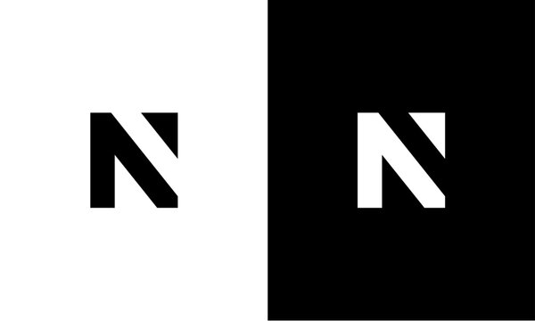 Initial letter N arrow logo