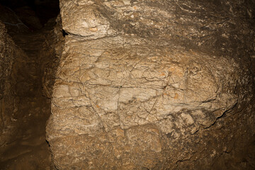 Speleology. The Bacho Kiro cave, Dryanovo, Bulgaria.