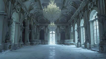 Eternal Winter Palace - obrazy, fototapety, plakaty