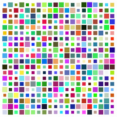 seamless pattern with coloured squares