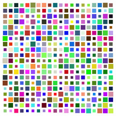 seamless pattern with coloured squares