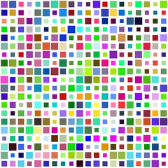 seamless pattern with coloured squares