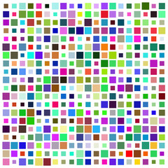 seamless pattern with coloured squares
