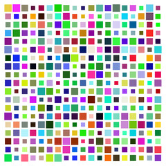 seamless pattern with coloured squares