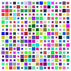 seamless pattern with coloured squares