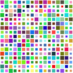 seamless pattern with coloured squares